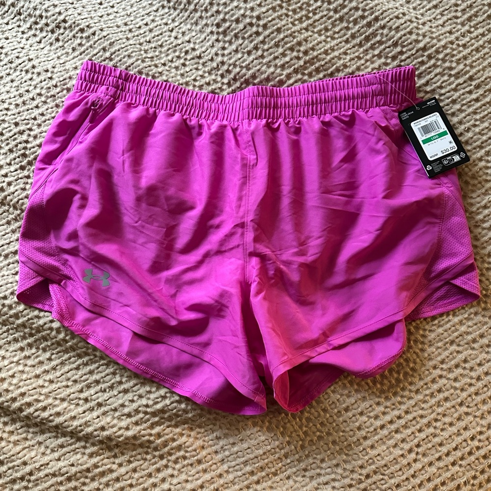 Under Armour Hot Pink Women's Athletic Shorts